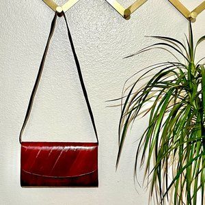 Vintage Victory Genuine Eel Skin Clutch Purse